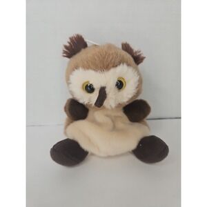Aurora World Plush - Palm Pals - BARNIE the Owl (5 inch) -New Stuffed Animal Toy